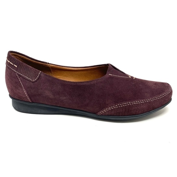 Taos Footwear Marvey shoes in Bordeaux Suede - Picture 1 of 7